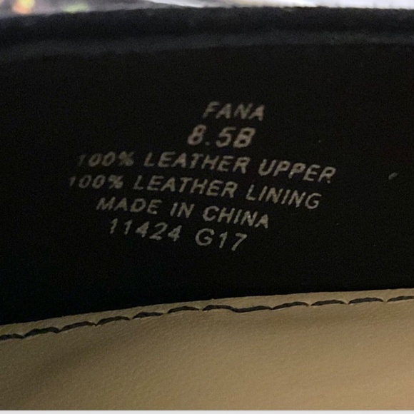 NEW Ralph Lauren - Fana Black Criss Cross Strap Suede Block Heels Size 8.5 B - Picture 9 of 10